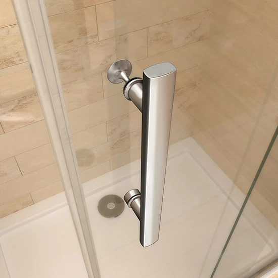AICA Shower enclosure corner entry bifold pivot door D