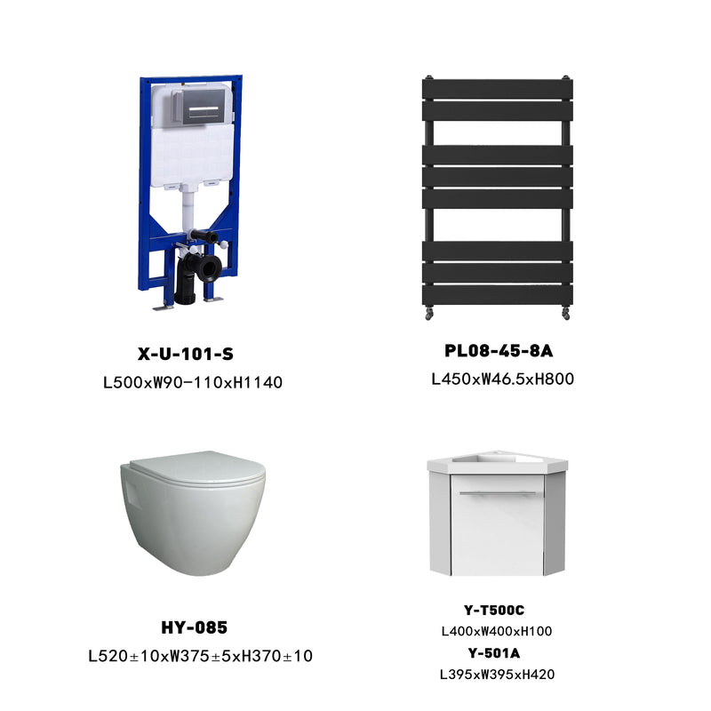 AICA Bathroom Modern Shower Suite