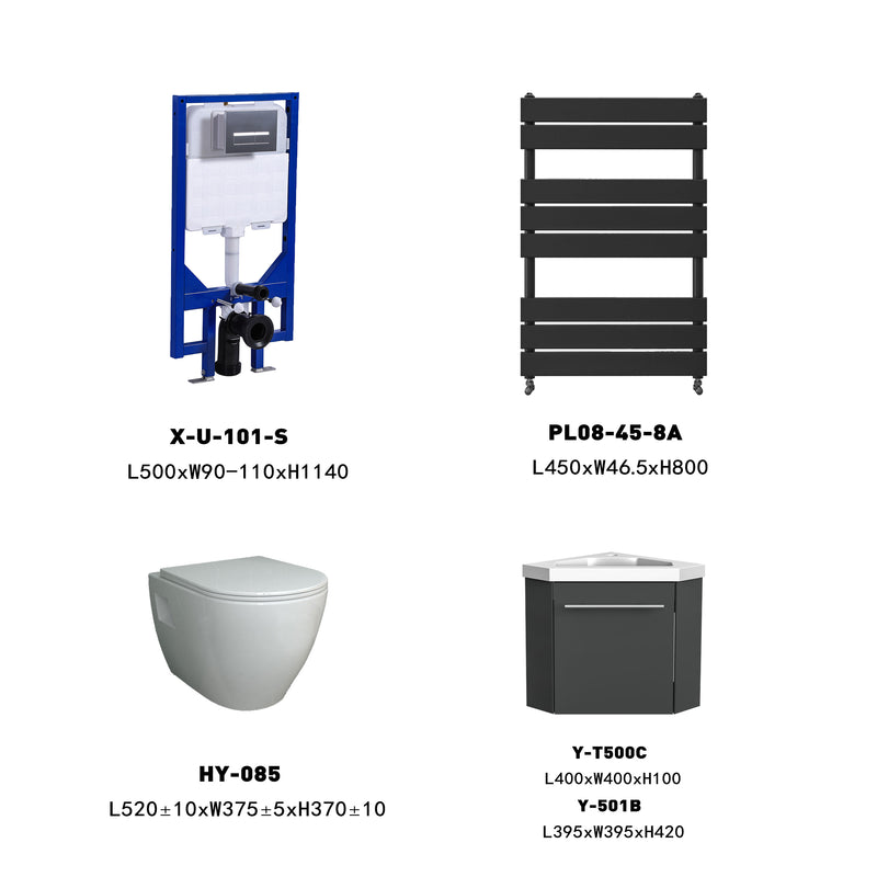 AICA Bathroom Bath Shower Suite