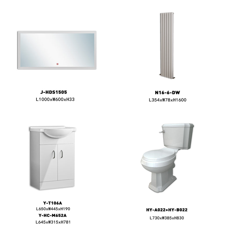 AICA Modern Bathroom Shower Suite