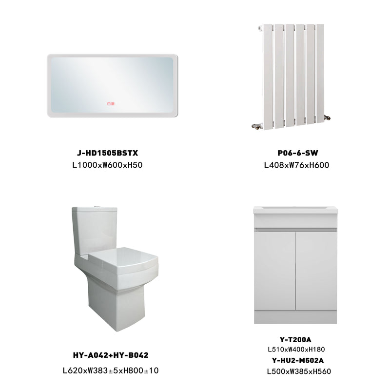 AICA Modern Bathroom Shower Suite