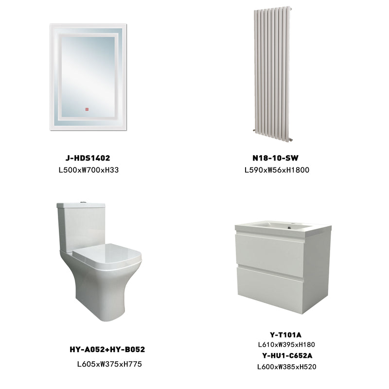 AICA Bathroom Modern Shower Suite