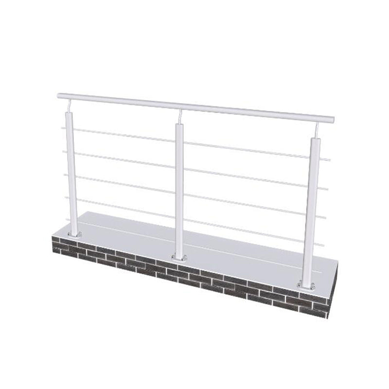 AICA Aluminum Steps/stairs/slopes Vertical Angle Mobility Silver Handrail Adjustable 200x100cm