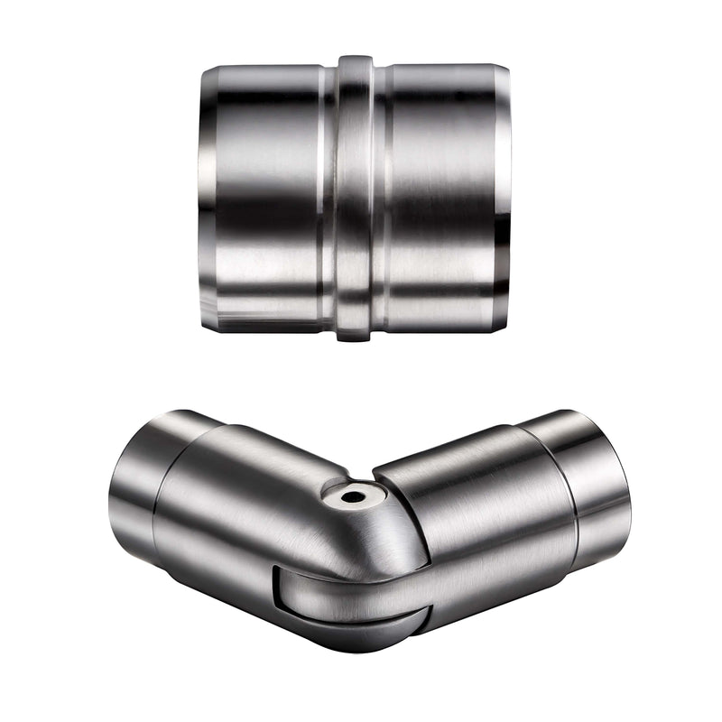 AICA 304 Stainless Steel Handrail Connector for Connecting Stair Handrail to Wall Handrail