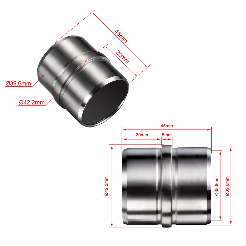 AICA 304 Stainless Steel Handrail Connector for Connecting Stair Handrail to Wall Handrail