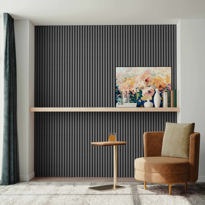 AICA Decorative Acoustic Wall Panels Wood Veneer MDF Sound Proofing 600/1200/2400x600(mm)