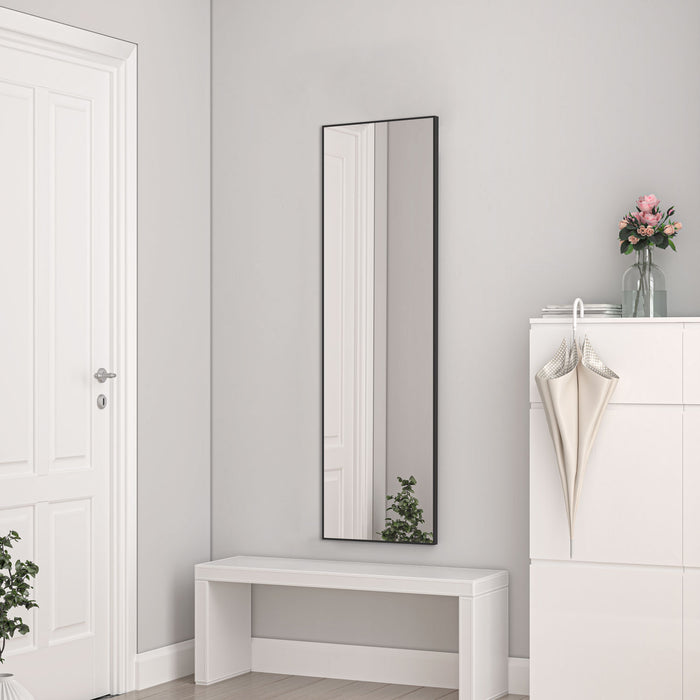 Full Length Mirror with HD Silver Glass Floor-standing Wall-mounted JQS