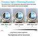 round led makeup mirror