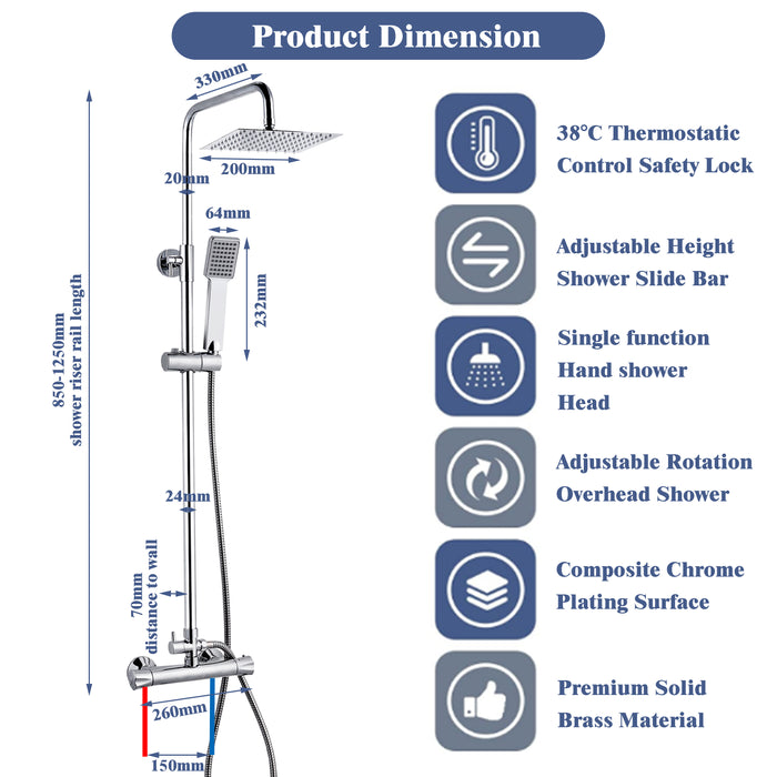 AICA NEW VALVE SHOWER SET