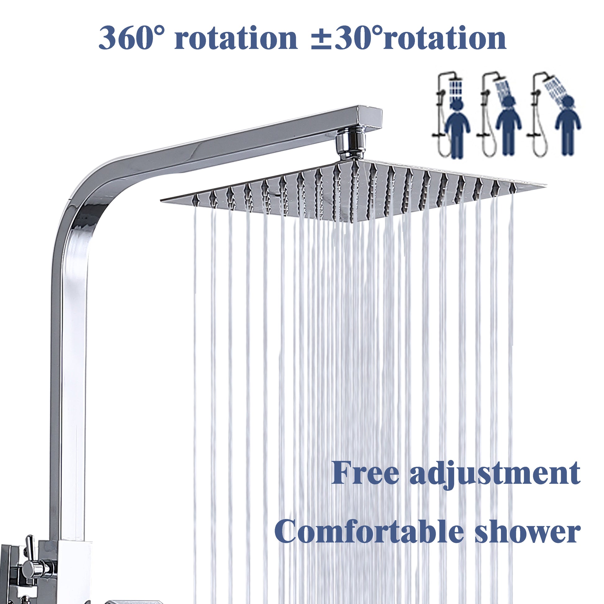 AICA Thermostatic Shower Set 2 Years Quality Problem Replacement