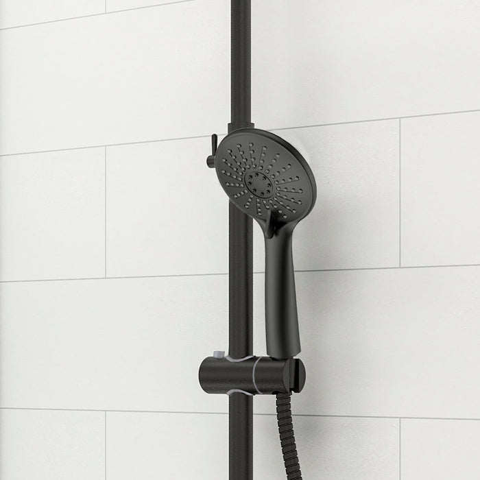AICA Bathroom Stainless Steel Top Spray Thermostatic Shower Set Mixer 61H