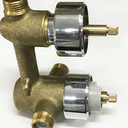 AICA conceal silver shower set