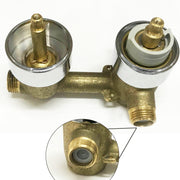 AICA conceal silver shower set