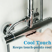 AICA Round thermostatic shower mixer