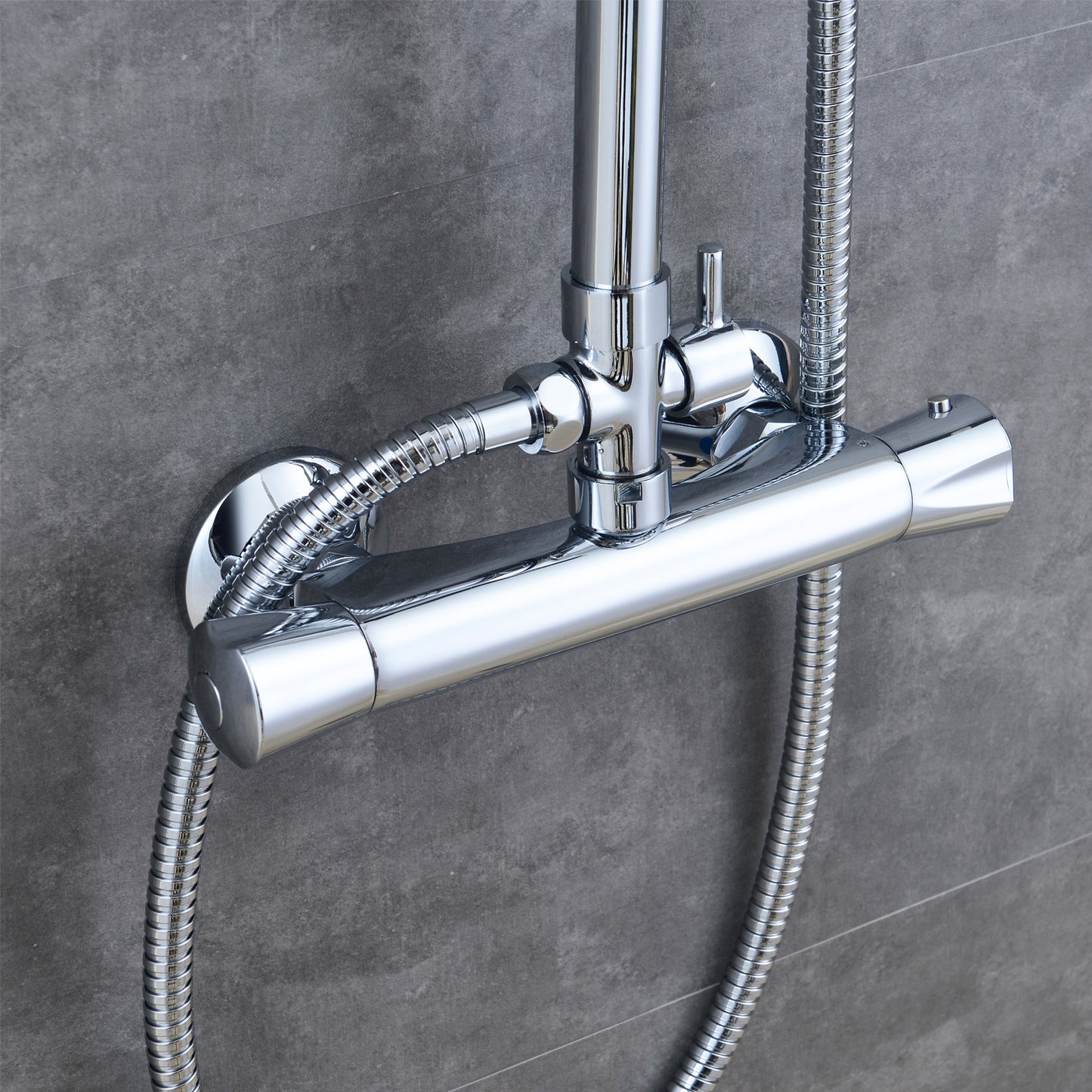 AICA THERMOSTATIC ROUND SHOWER SET