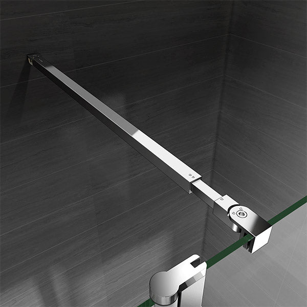 700mm Walk In Shower Enclosure Wet Room Screen 200cm with Flipper Panel