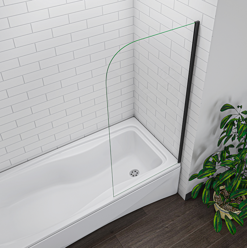 AICA-bathrooms-black-bath-screen-shower-wtbe1