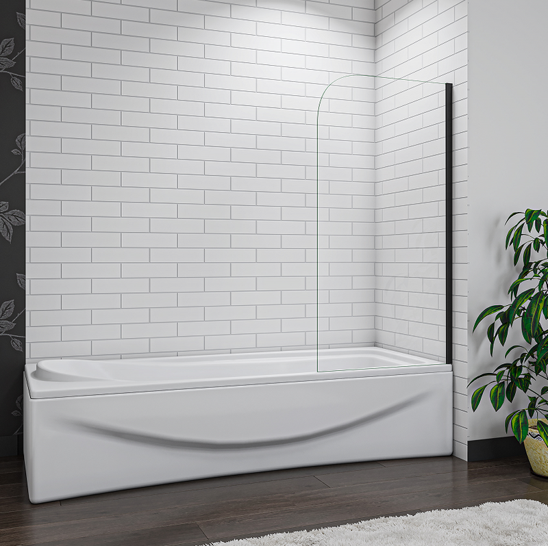 AICA-bathrooms-black-bath-screen-shower-wtbe2