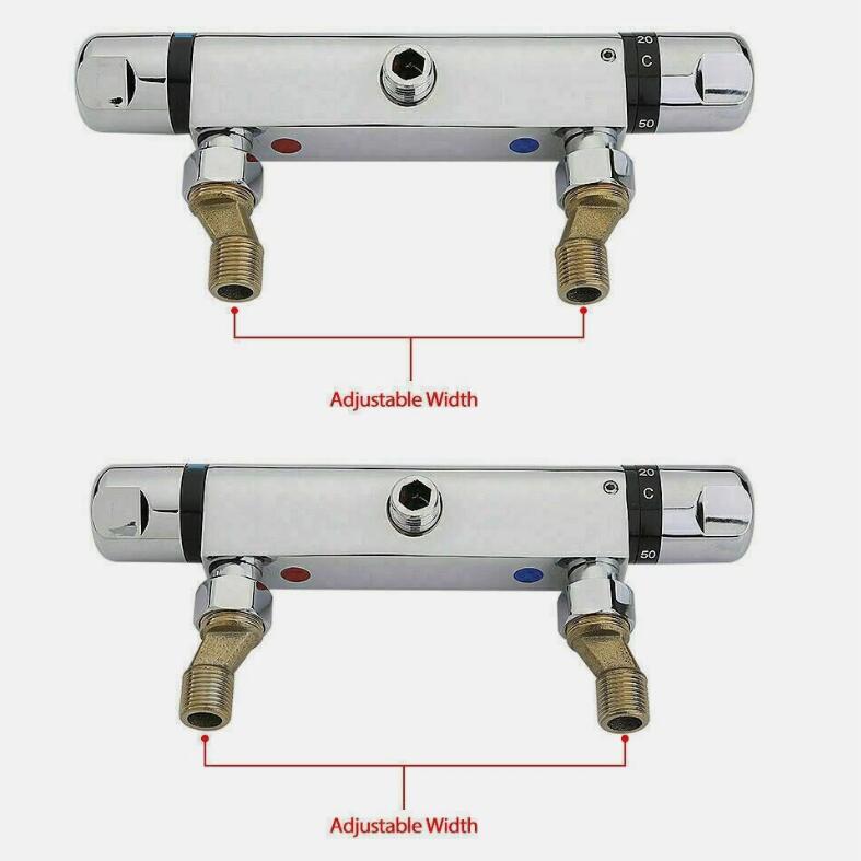 AICA Thermostatic Exposed Shower Mixer Valve
