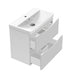 Gloss White Vanity Unit with Basin Wall-hung