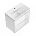 Gloss White Vanity Unit with Basin Wall-hung