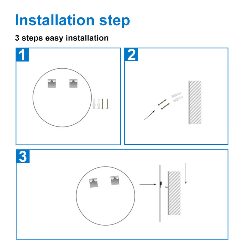 TZBY-J-7X Bathroom Environmental friendly Mirror with Copper-free ,Explosion-proof, Vertical (Copy)