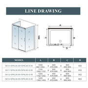 AICA-bathrooms-Frameless-Sliding-shower-Enclosure-double-side-panel-120x90cm-8