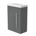 Small vanity unit with sink wall-hung