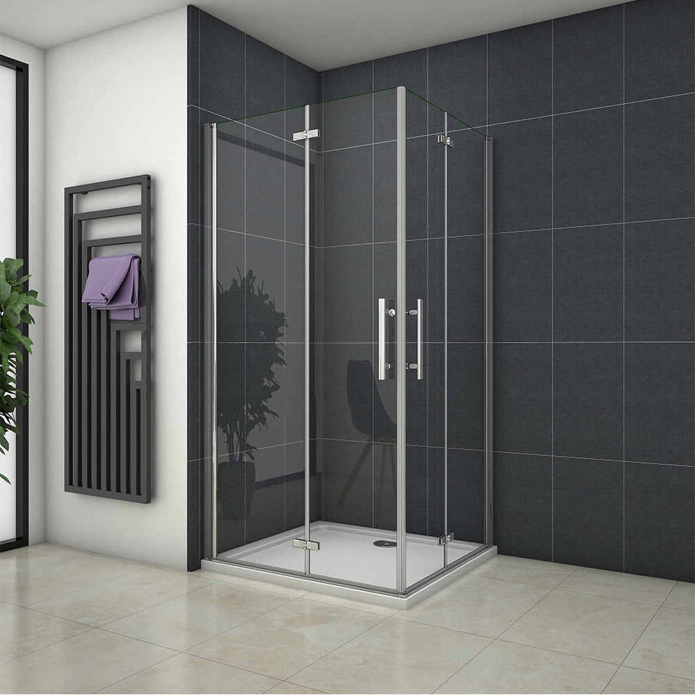 700-1000 Pivot Hinge AICA shower enclosure, chrome double Doors