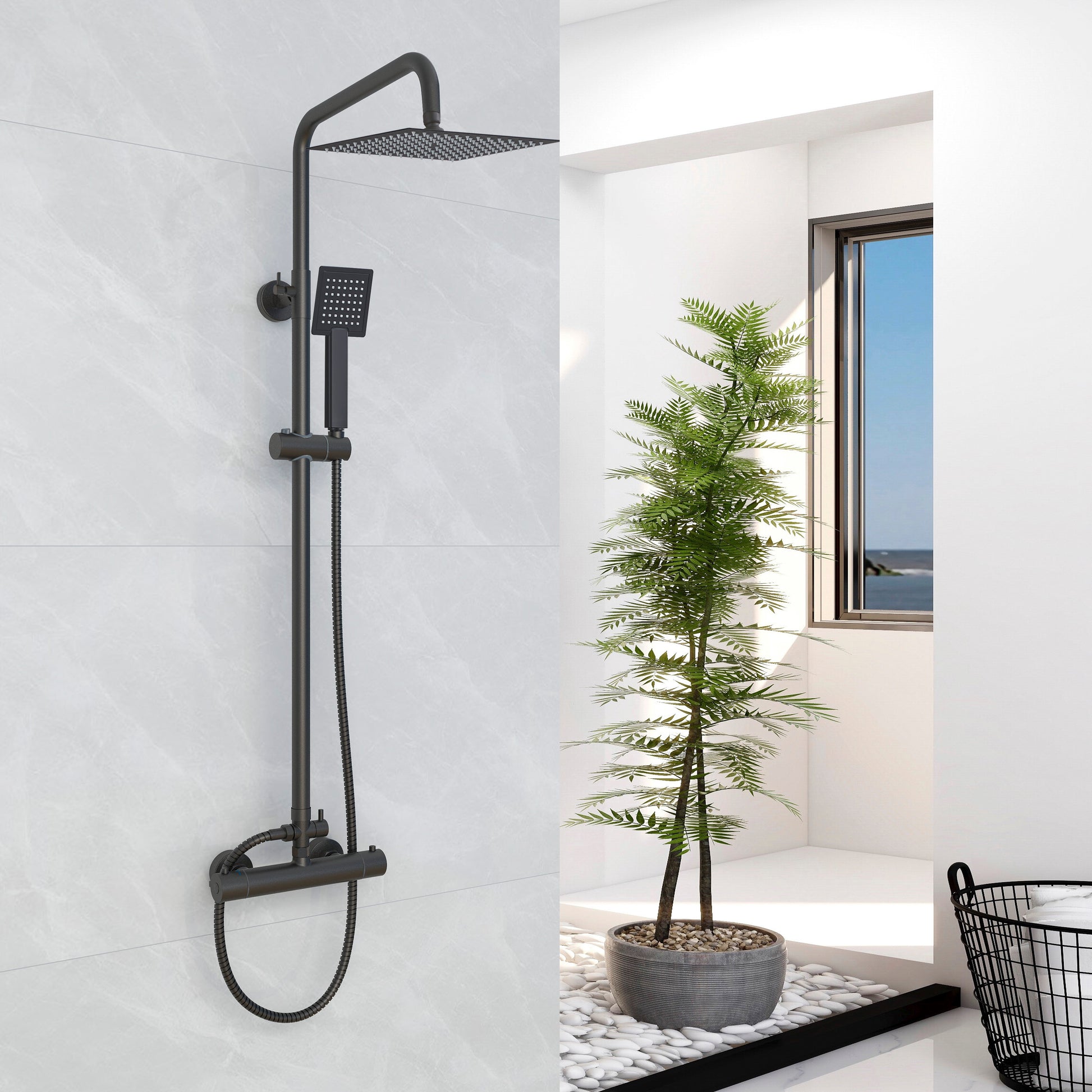 AICA thermostatic shower mixer
