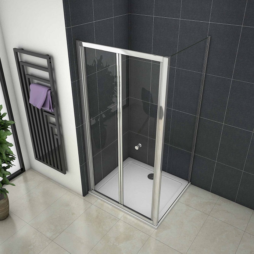 AICA bi fold shower Door bathroom rectangle enclosures 190