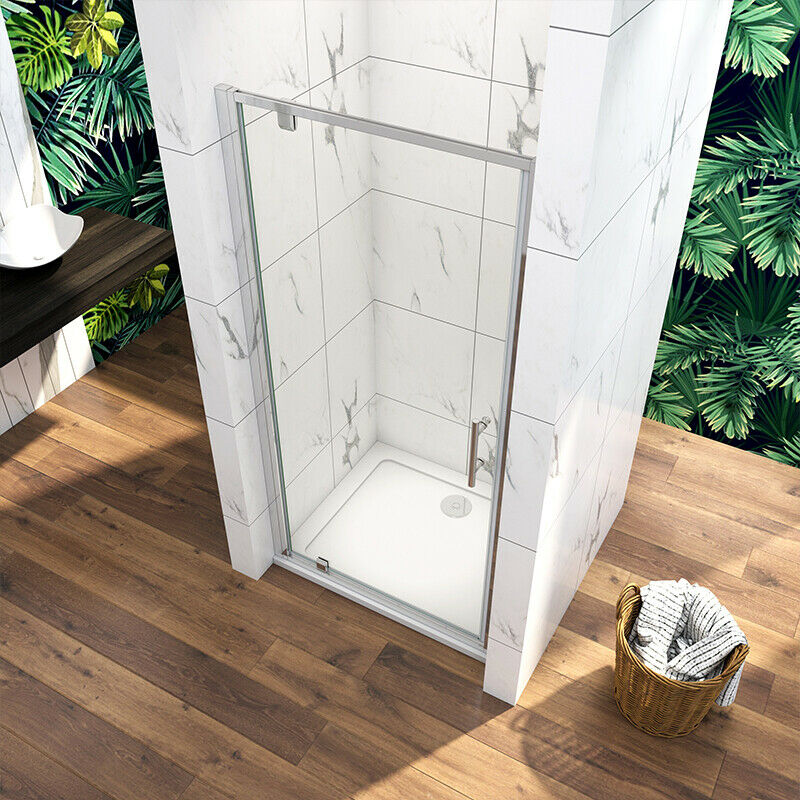 Pivot Shower Glass Door with Shower Tray 190CM