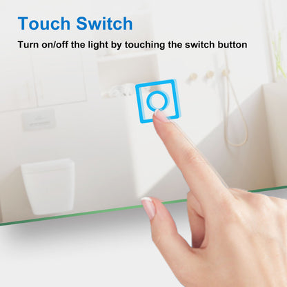 Bathroom Illuminated LED Mirror Touch Switch Sensor
