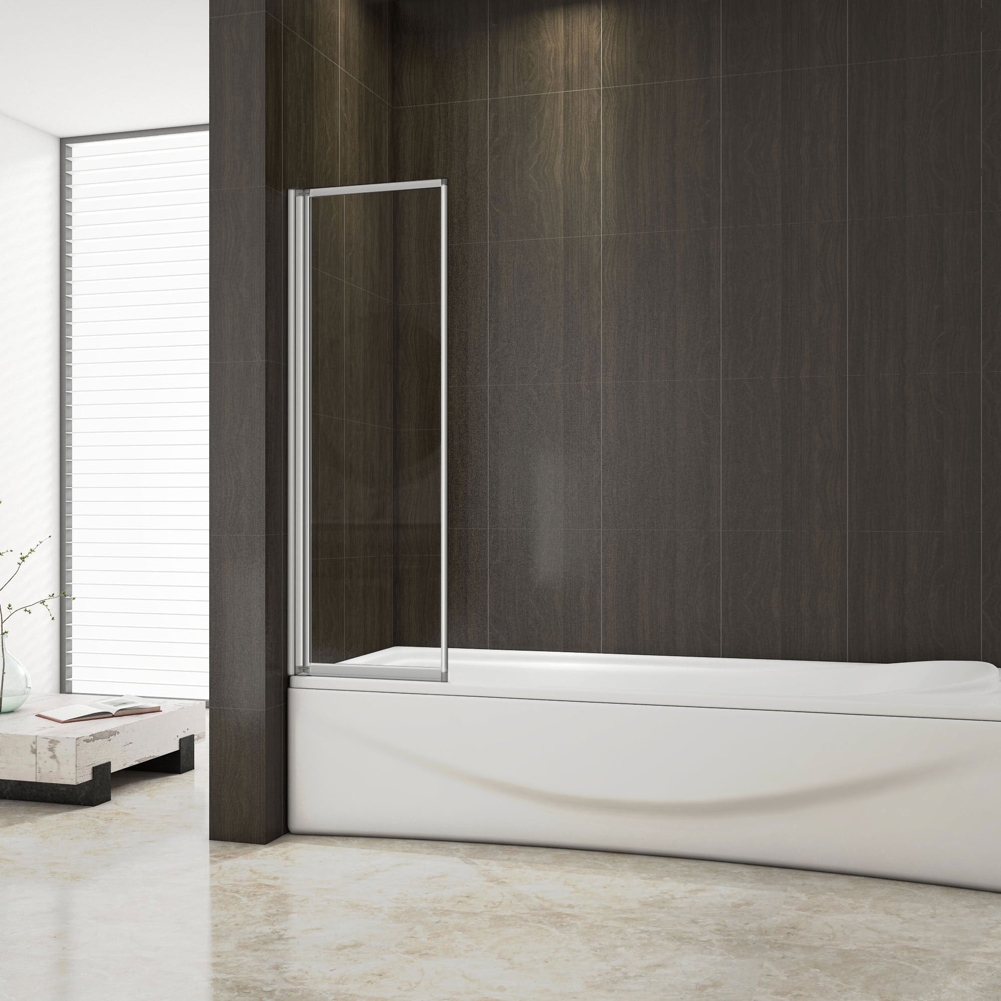 1/2/3/4/5 Folding Shower Glass Panel Shower Bath Screen — Aica ...