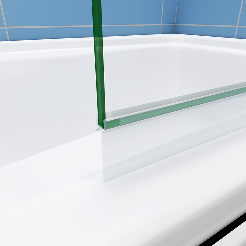 1000x1400mm 3 Fold Folding Pivot Hinge Bath Shower Screen