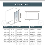 AICA shower enclosure shower door