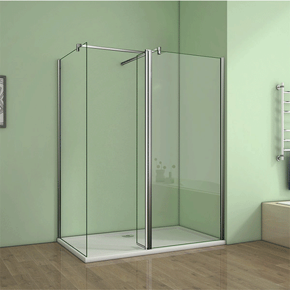 8 Walk in EASY CLEAN Shower screen, 1950 ,700-1400