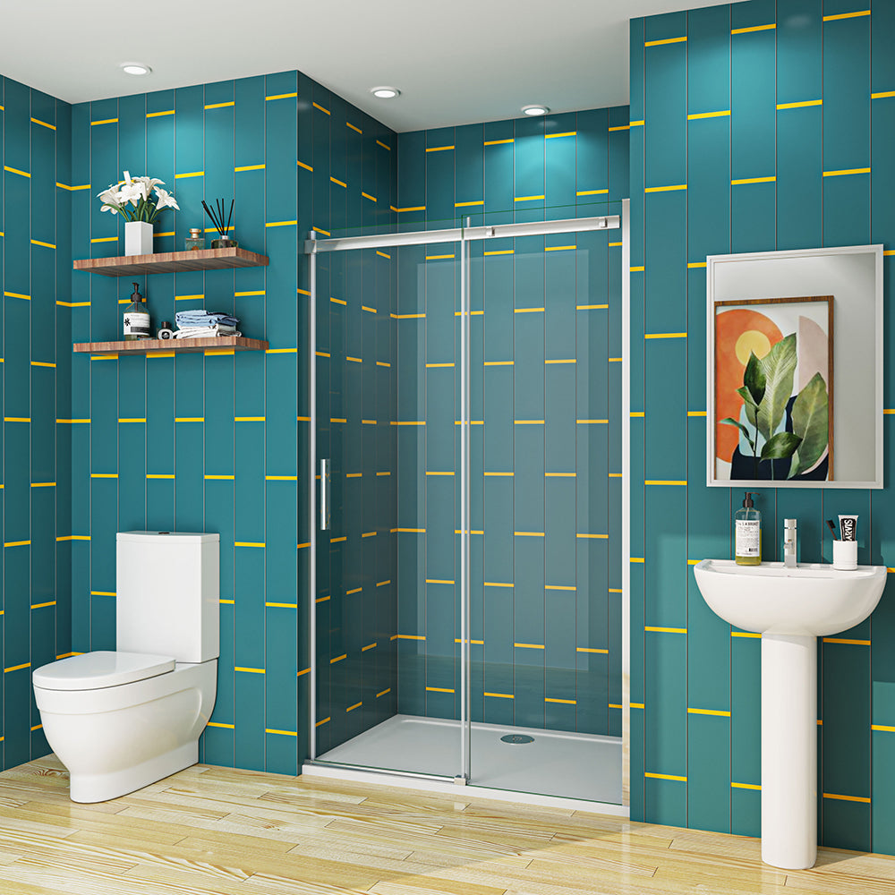 AICA-bathrooms-Shower-Frameless-120cm-Sliding-Door-1