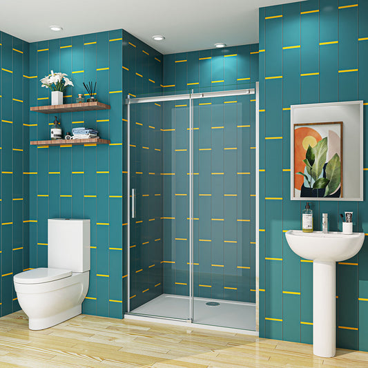 AICA-bathrooms-Shower-Frameless-120cm-Sliding-Door-1