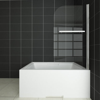 800 wide Chrome 180 degrees Pivot Shower, Bath Screen Easy,with Towel Rail