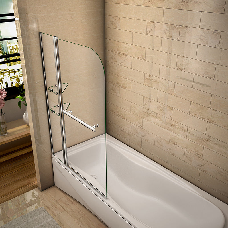 1000X1500mm Pivot Shower Bath Screen Easyclean Glass