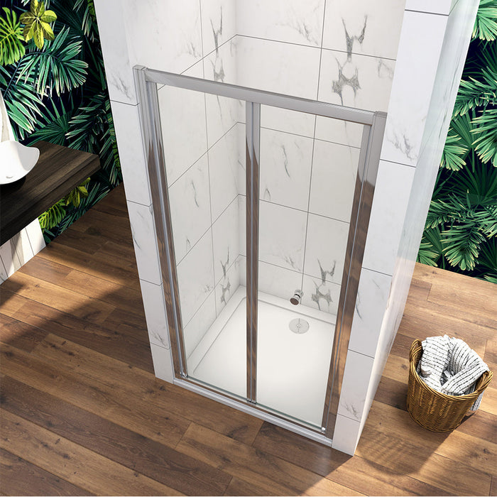 AICA-bathrooms-Bi fold-Shower-Single-Door-900mm-3