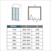 AICA-bathrooms-Bi fold-Shower-Doors-86x190cm-4