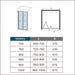 AICA shower enclosure shower door