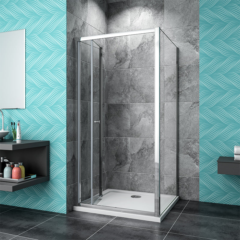 AICA Bifold Shower Door Rectangle Enclosures 190cm