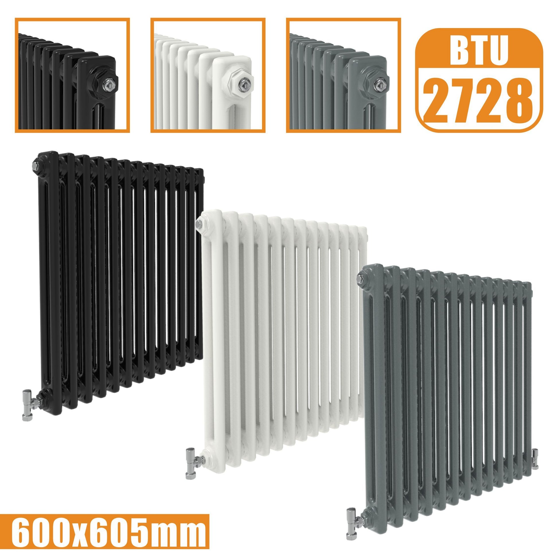 Shop For Aica Cast Iron Style Horizontal Traditional 2&3 Columns Radiator