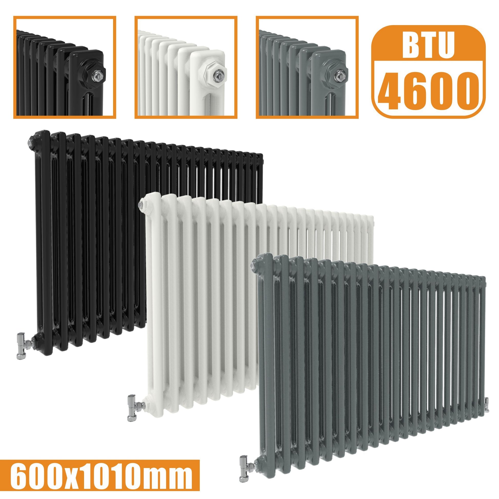 Shop For Aica Cast Iron Style Horizontal Traditional 2&3 Columns Radiator