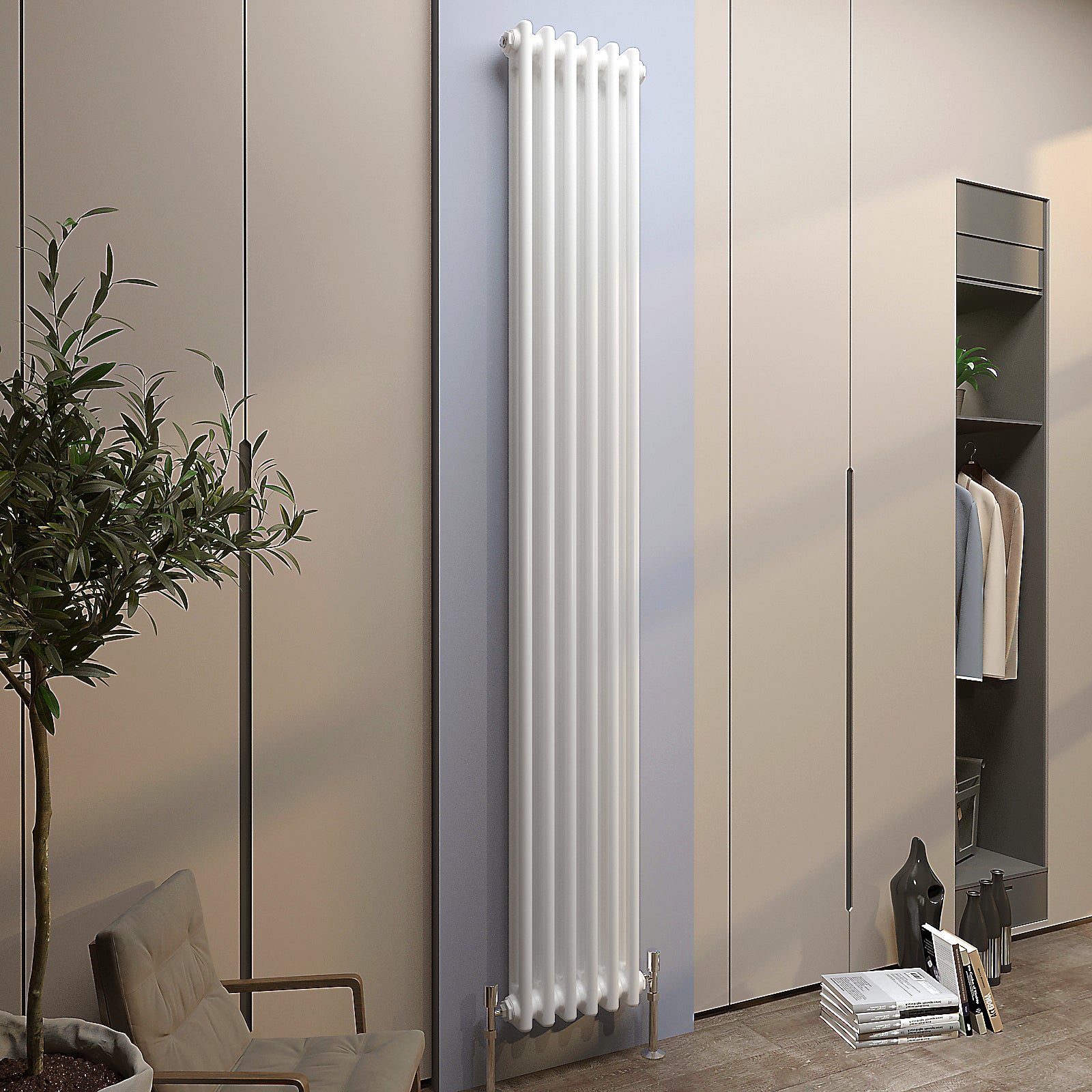 Cast Iron Style Vertical Tall Traditional 2&3 Column Central Heating R