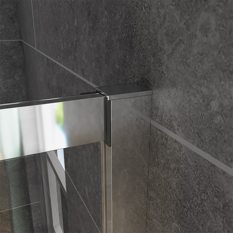 Corner entry sliding shower cubicle Shower Tray