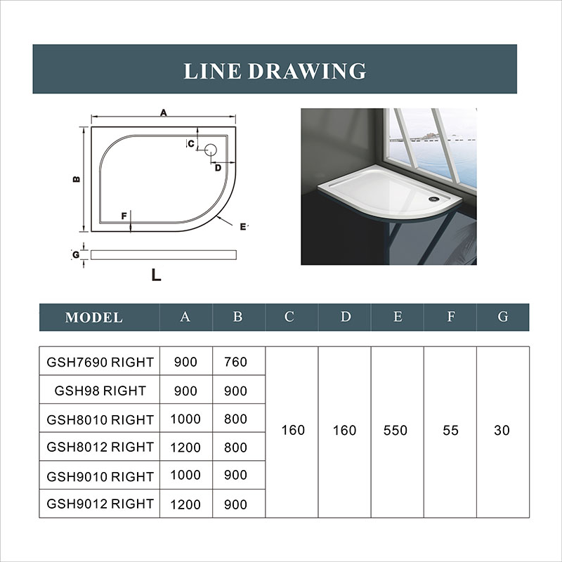 quadrant,shower tray,walk in shower tray,shower tray sizes